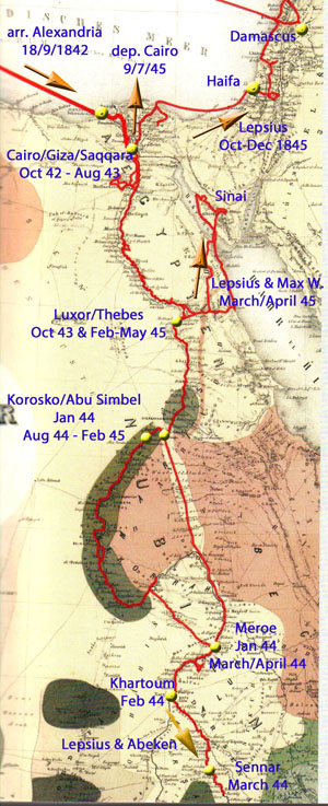 Map of Expedition Route